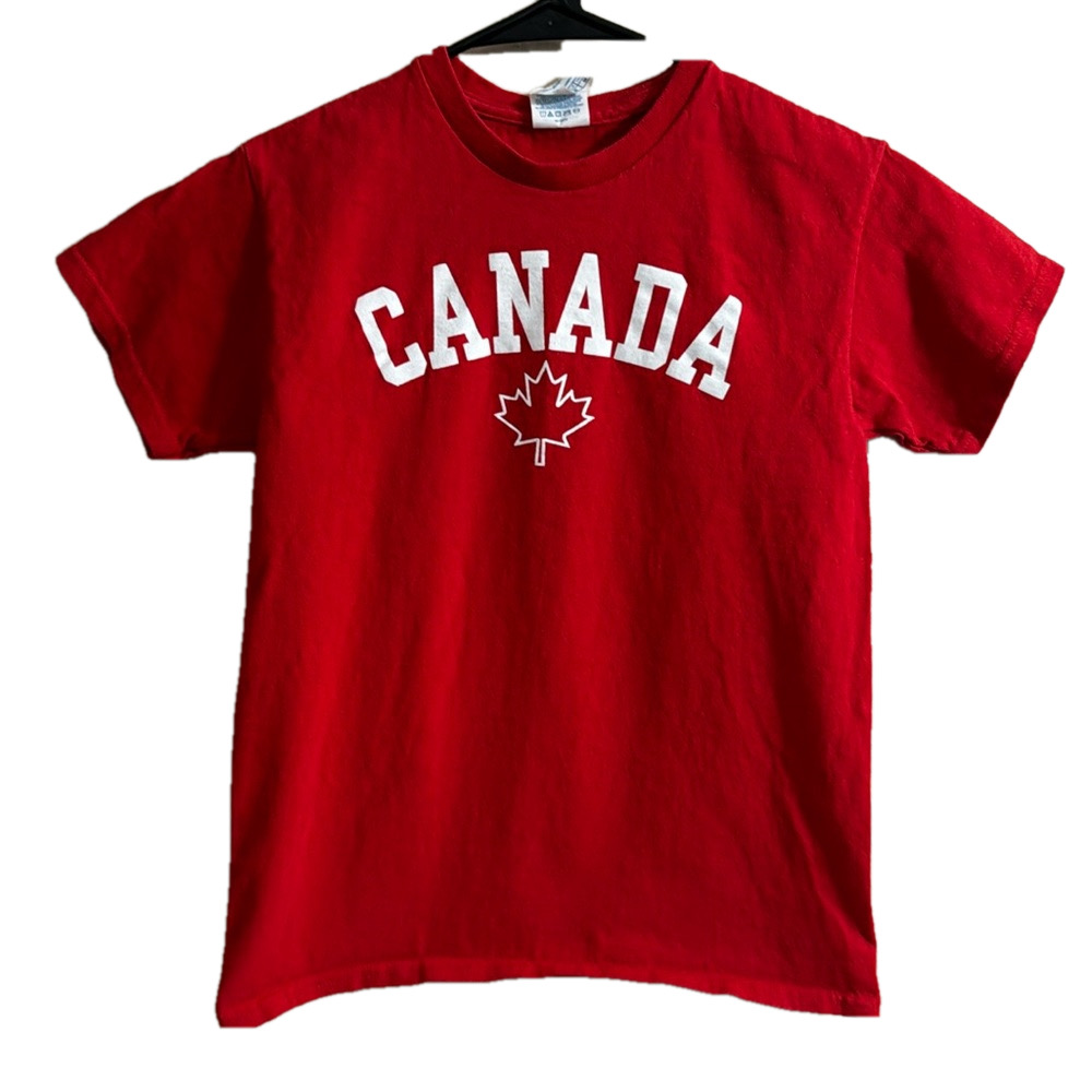 Boys Red Canada 🇨🇦 Shirt